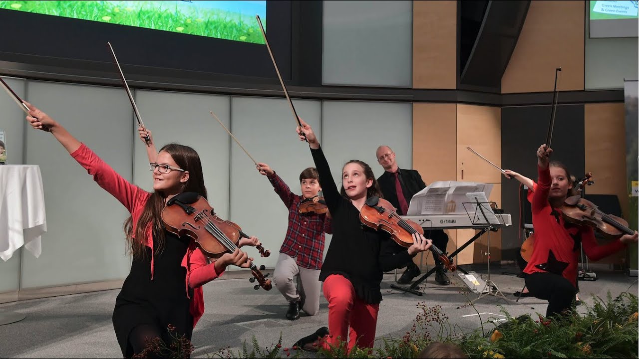 Auftritt Coolstrings, Klima Konferenz Wien 2017