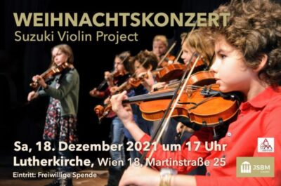 Weihnachtskonzert des Suzuki Violin Project 2021