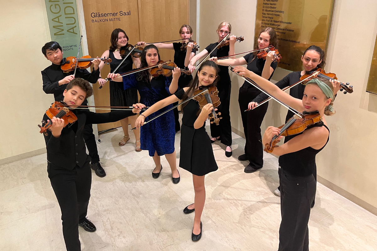 Coolstrings performen im Wiener Musikverein